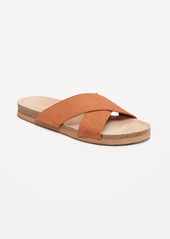 Old Navy Cross-Strap Cork Sandals