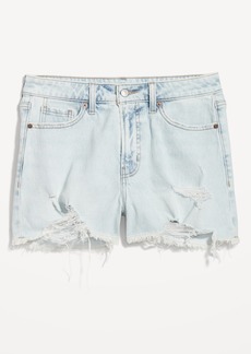Old Navy Curvy High-Waisted OG Jean Shorts -- 3-inch inseam