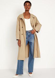 Old Navy Oversized Double-Breasted Trench Coat