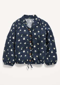 Old Navy Double-Weave Button-Front Top for Toddler Girls