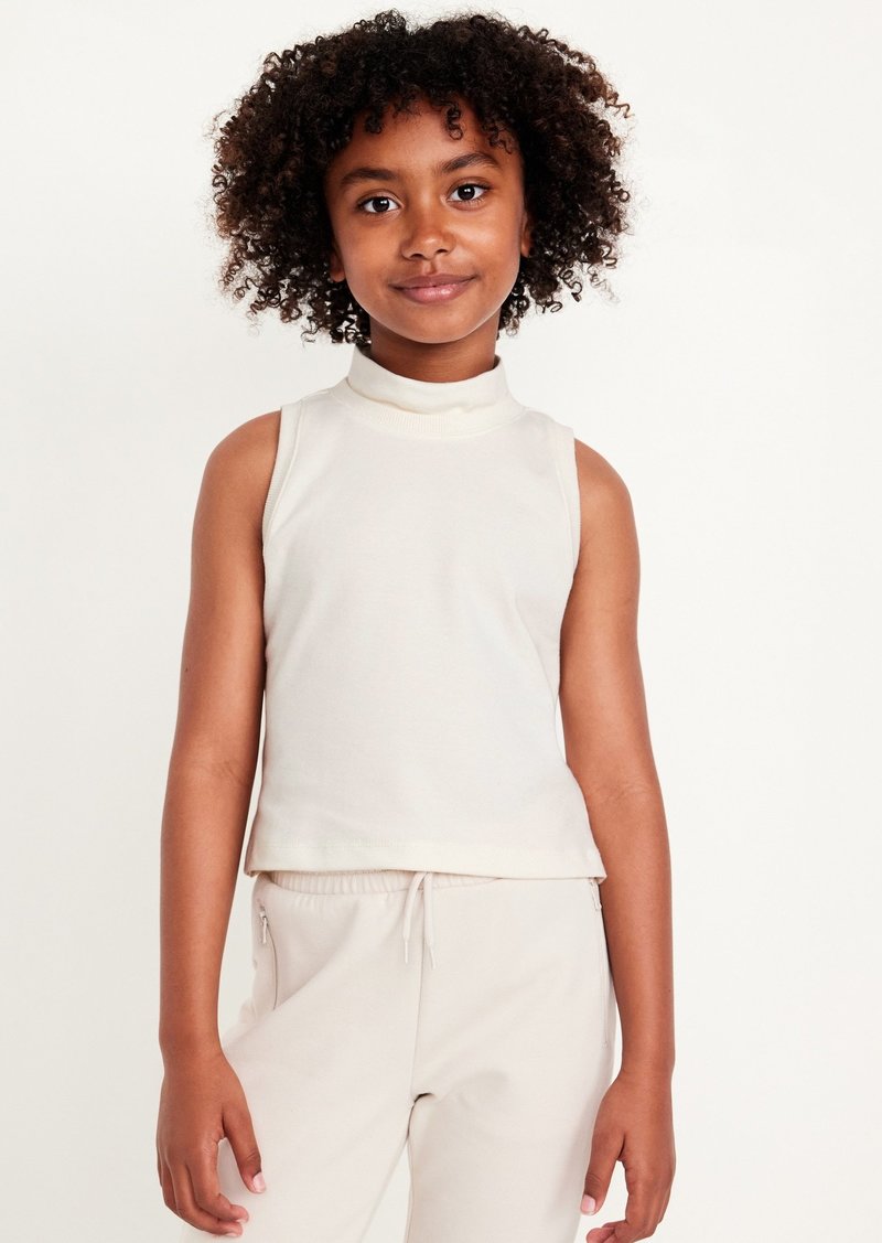 Old Navy Dynamic Fleece Sleeveless Mock-Neck Top for Girls