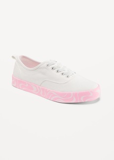 Old Navy Elastic-Lace Canvas Sneakers for Girls