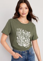 Old Navy EveryWear Slub-Knit Graphic T-Shirt