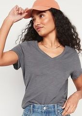 Old Navy EveryWear Slub-Knit V-Neck T-Shirt for Women
