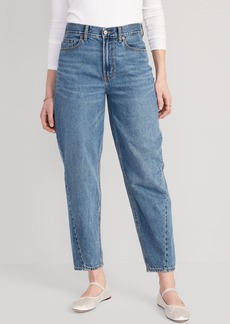 Old Navy Extra High-Waisted Non-Stretch Balloon Ankle Jeans