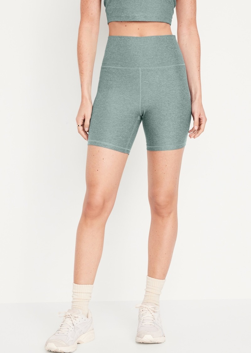 Old Navy Extra High-Waisted Cloud+ Biker Shorts -- 6-inch inseam