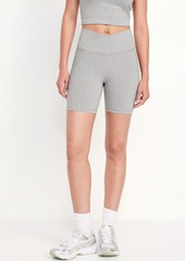 Old Navy Extra High-Waisted CloudComfy Biker Shorts -- 6-inch inseam