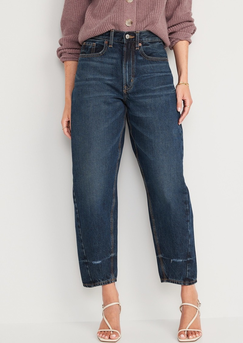 Old Navy Extra High-Waisted Balloon Jeans