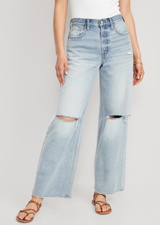 Old Navy Extra High-Waisted Baggy Wide-Leg Jeans