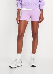 Old Navy Extra High-Waisted Seamless Ribbed Biker Shorts -- 4-inch inseam