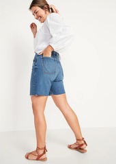 Extra High-Waisted Sky Hi Button-Fly Cut-Off Jean Shorts for Women --  7-inch inseam - 44% Off!