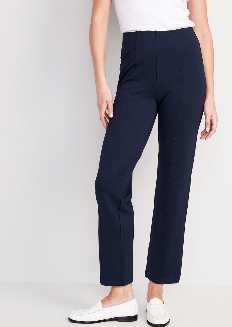 Old Navy Extra High-Waisted Stevie Straight Pants