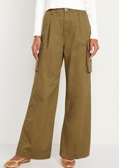 Old Navy Extra High-Waisted Super Wide-Leg Cargo Pants