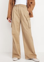 Old Navy Extra High-Waisted Super Wide-Leg Cargo Pants