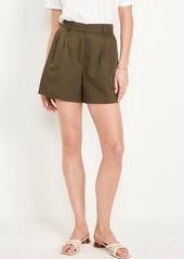 Old Navy Extra High-Waisted Taylor Trouser Shorts -- 5-inch inseam