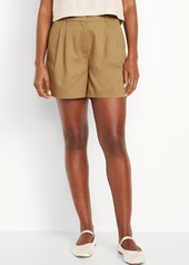 Old Navy Extra High-Waisted Taylor Trouser Shorts -- 5-inch inseam