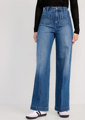 Old Navy Extra High-Waisted Trouser Wide-Leg Jeans