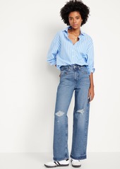 Old Navy Extra High-Waisted Button-Fly Wide-Leg Jeans