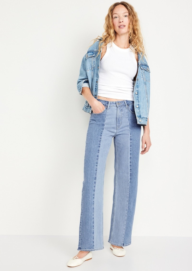 Old Navy Extra High-Waisted Wide-Leg Jeans