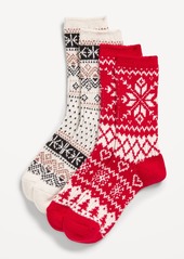 Old Navy Fair Isle Crew Socks 2-Pack