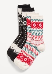 Old Navy Fair Isle Crew Socks 2-Pack