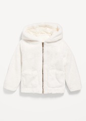 Old Navy Faux-Fur Full-Zip Hooded Jacket for Toddler Girls