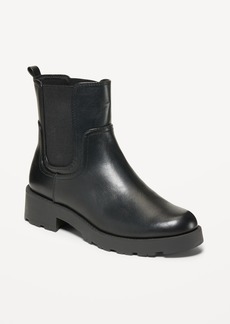Old Navy Faux-Leather Chelsea Boots