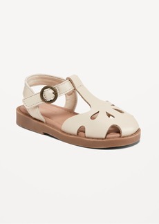 Old Navy Faux-Leather Cutout Mary Sandals for Toddler Girls