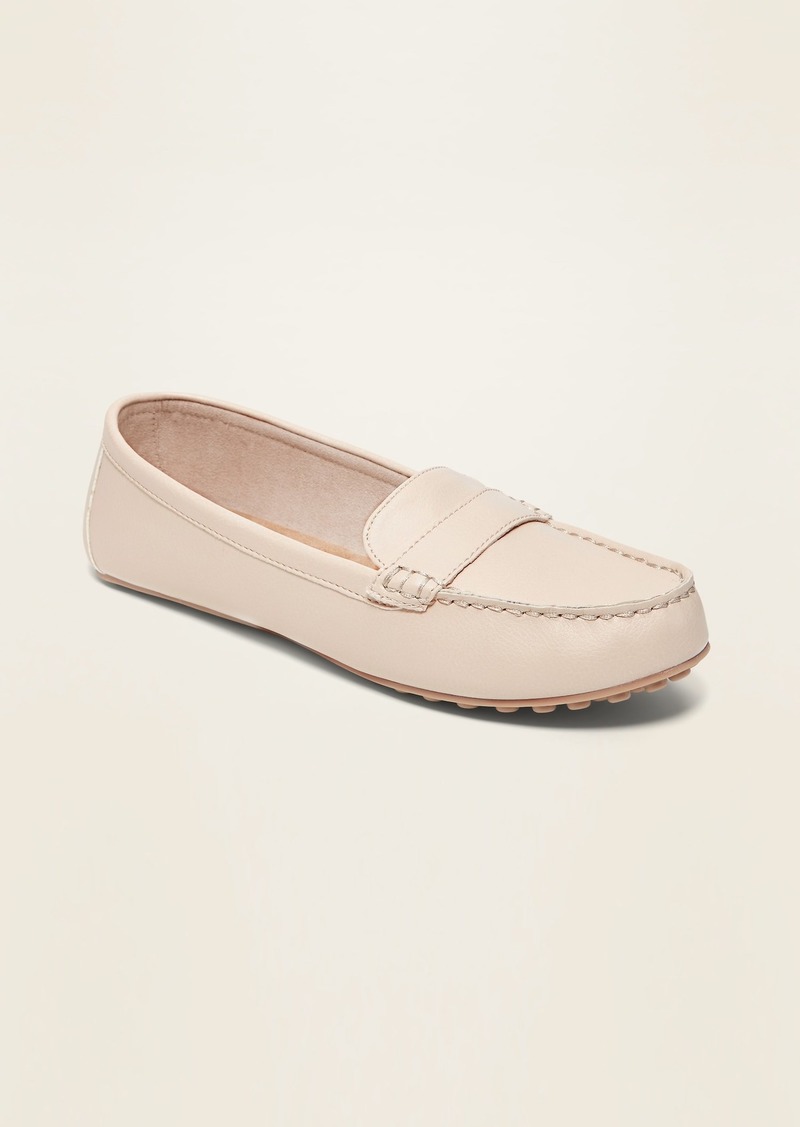 womens leather driving moccasins