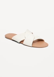 Old Navy Faux-Leather Link Strap Sandals