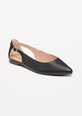 Old Navy Faux-Leather Slingback Ballet Flat