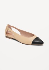 Old Navy Faux-Leather Slingback Ballet Flat