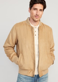 Old Navy Faux-Suede Bomber Jacket