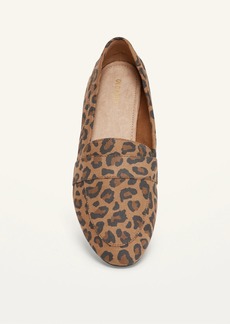 old navy leopard loafers