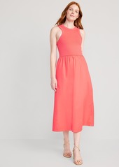Old Navy Fit & Flare Combination Midi Dress