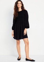 Old Navy Fit &amp Flare Long-Sleeve Mini Dress