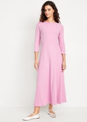 Old Navy Fit &amp Flare Ribbed Maxi Dress