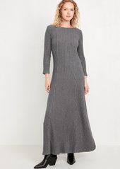 Old Navy Fit &amp Flare Ribbed Maxi Dress