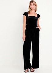 Old Navy Fit &amp Flare Satin Jumpsuit