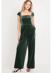 Old Navy Fit &amp Flare Satin Jumpsuit