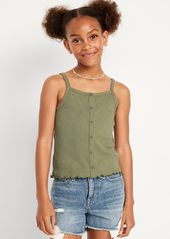 Old Navy Fitted Button-Front Tank Top for Girls