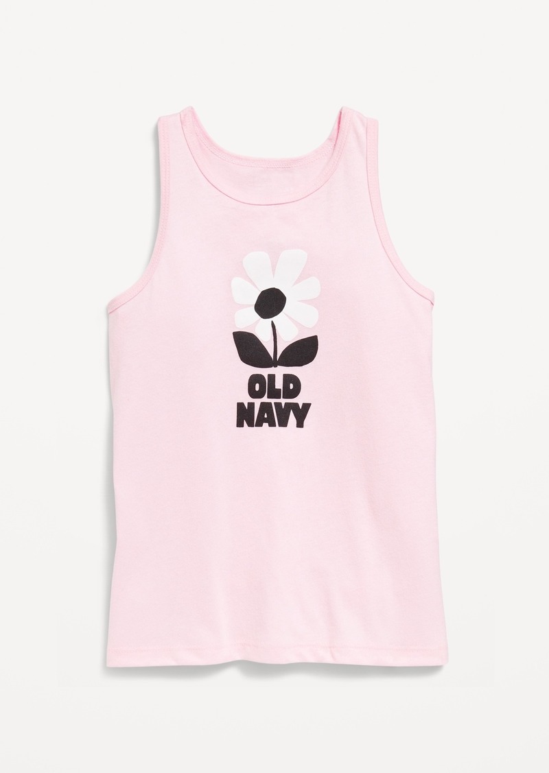 Old Navy Fitted Logo-Graphic Tank Top for Girls