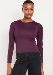 Old Navy Long-Sleeve Double-Layer Sculpting T-Shirt