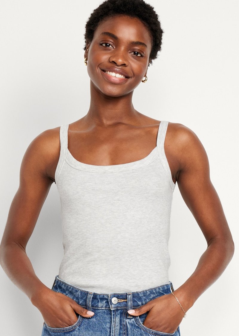 Old Navy Fitted Rib-Knit Tank Top