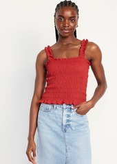 Old Navy Fitted Smocked Tank Top