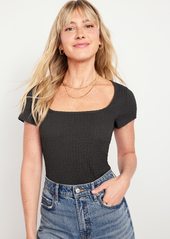Old Navy Fitted Square-Neck T-Shirt