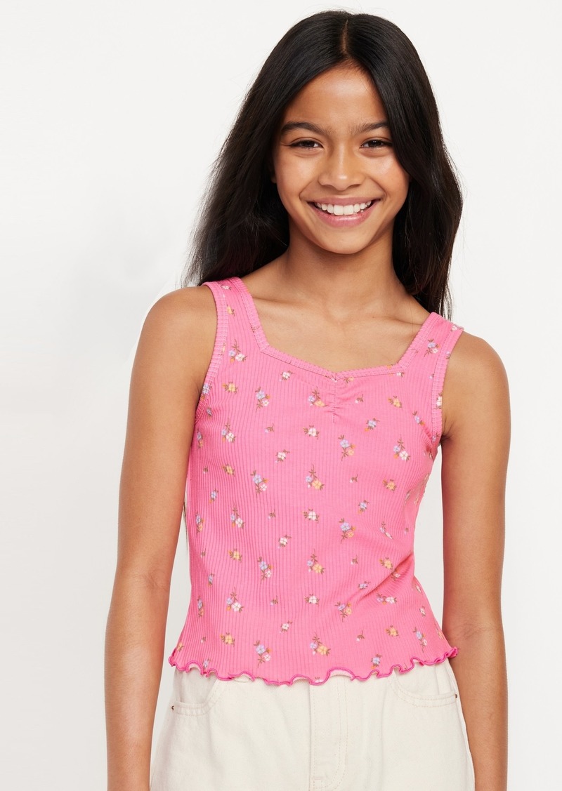 Old Navy Fitted Sweetheart-Neck Tank Top for Girls