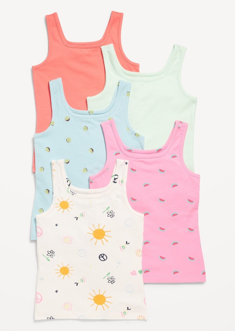 Old Navy Fitted Tank Top 5-Pack for Girls
