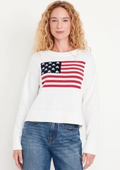 Old Navy Flag-Graphic Sweater