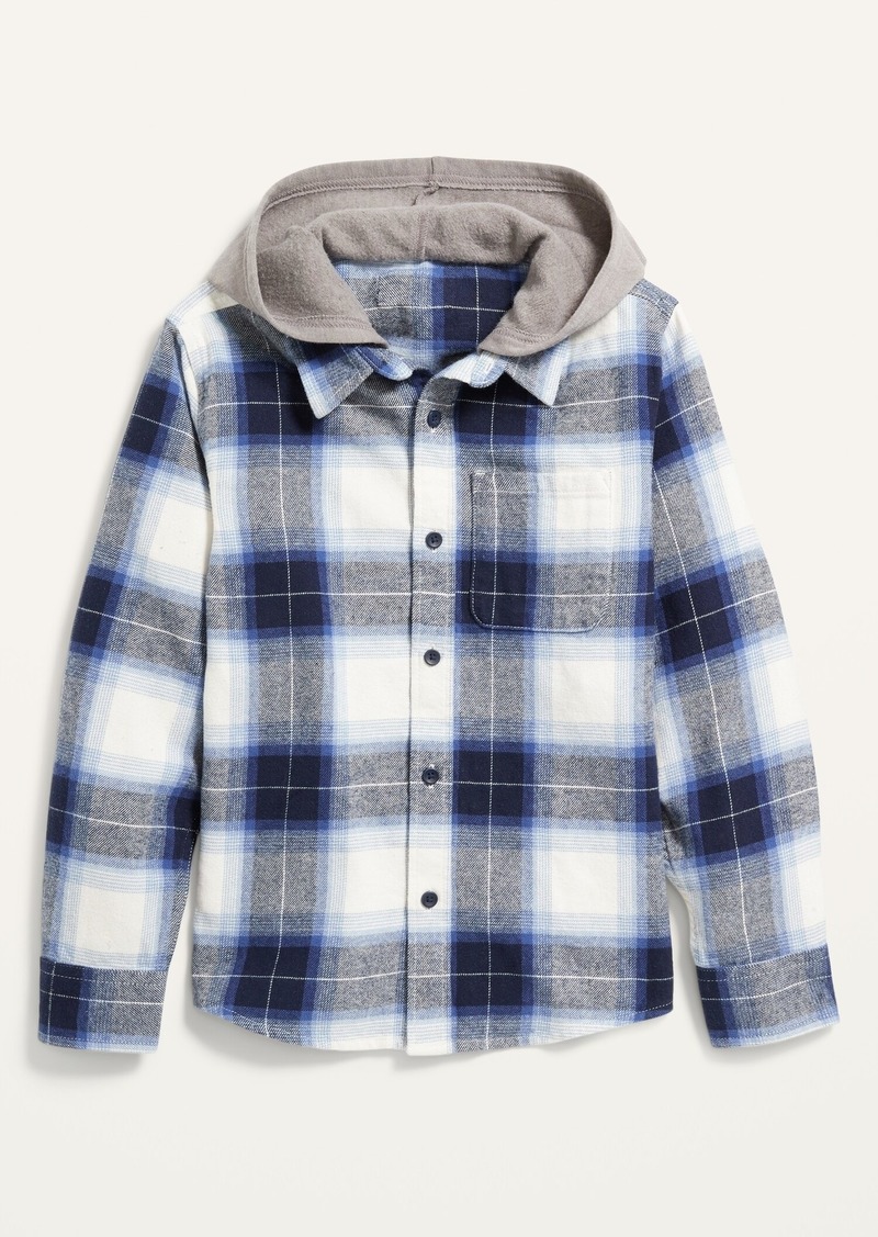 old navy sherpa flannel